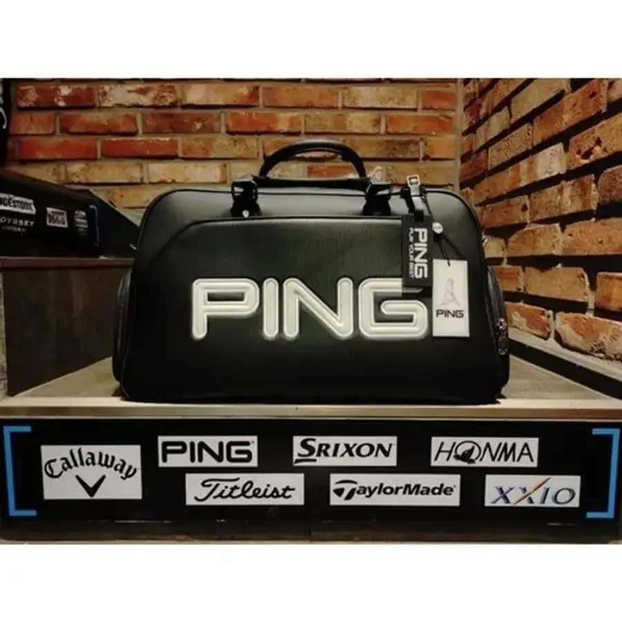 핑 PING 남성 보스톤백 올블랙