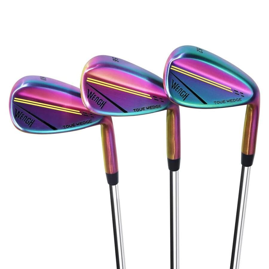 WENGH 골프 웨지 52 56 60 세트 남녀 오른손잡이용 -35 인치 - 레인보우로
