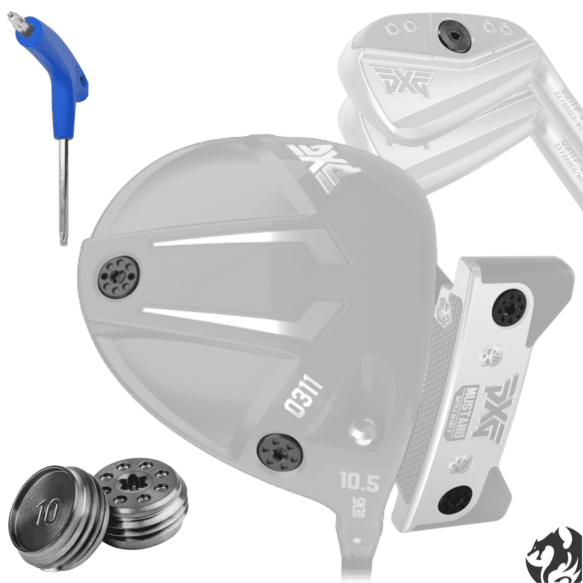 PXG 드라이버 무게추 10g 고중량 저중량 라이트닝 블랙옵스 GEN6 PXG WEIGHT