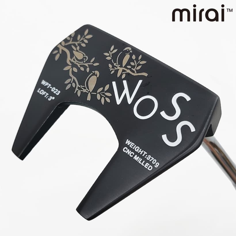 [본사] 미라이골프 WOSS 퍼터 단품 33인치 34인치 스틸 카본