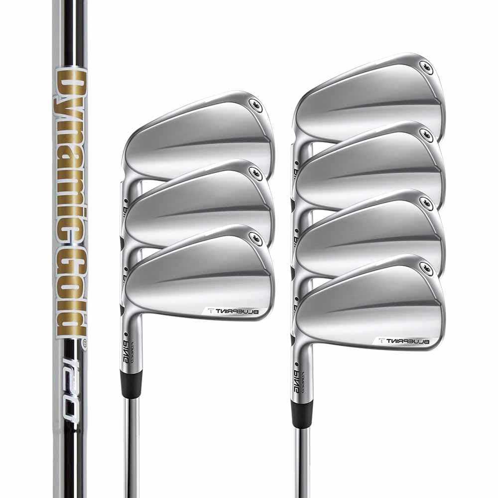 왼손 핑 블루프린트 T 아이언 7개 (4-PW) DYNAMIC GOLD 120 S200