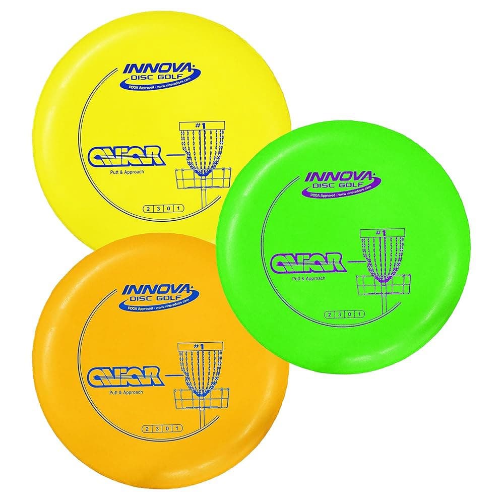 이노바 DX 아비어 퍼트 및 어프로치 디스크 골프 퍼터 연습 팩 3개(173-175g)
