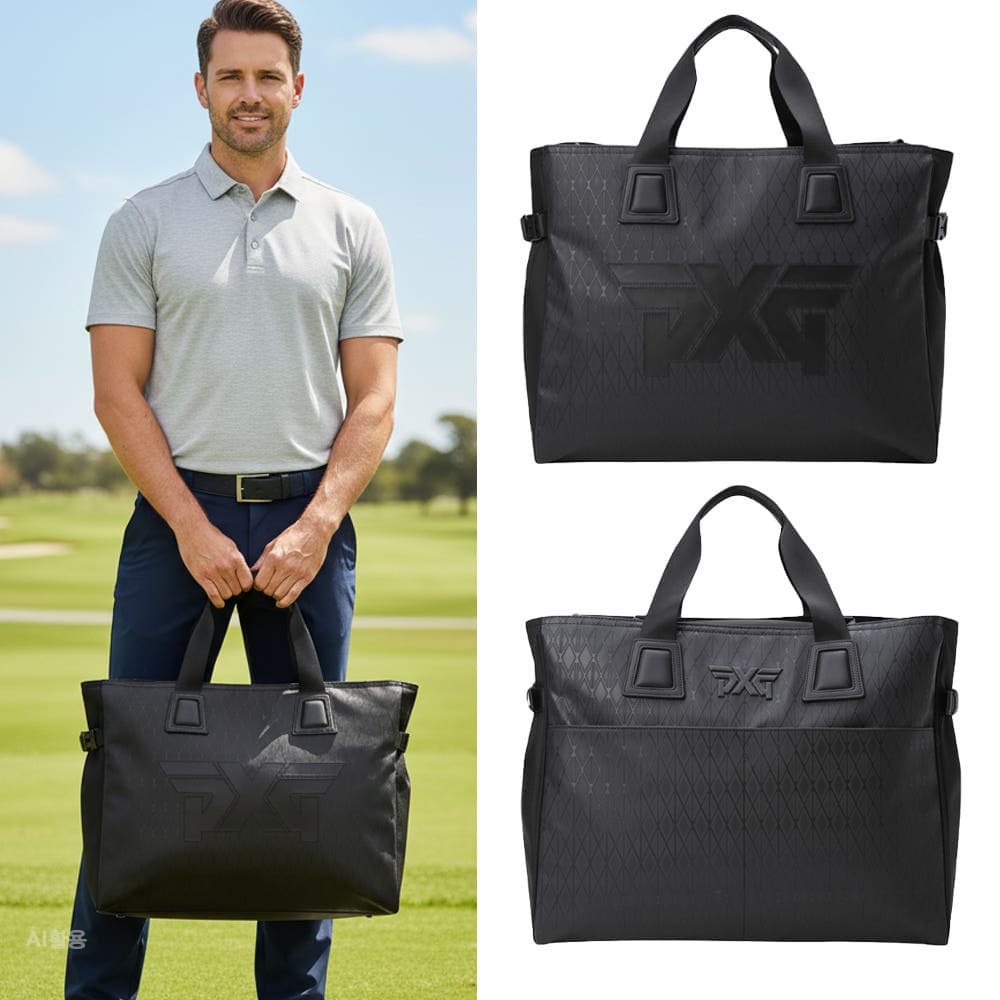 PXG 골프 보스턴백 라운딩 패턴 토트백 신발 옷가방 피엑스지 남성 여성 어깨끈 숄더가방