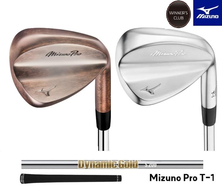 미즈노 T1 웨지 단조 52도 S type 남성 DYNAMIC GOLD S200 S