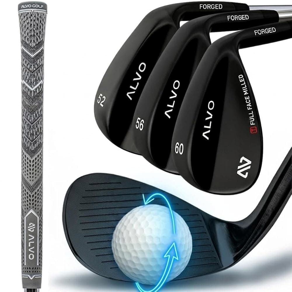 ALVO GOLF - 프리미엄 풀페이스 골프 웨지 세트 및 싱글 52/56/60/70도