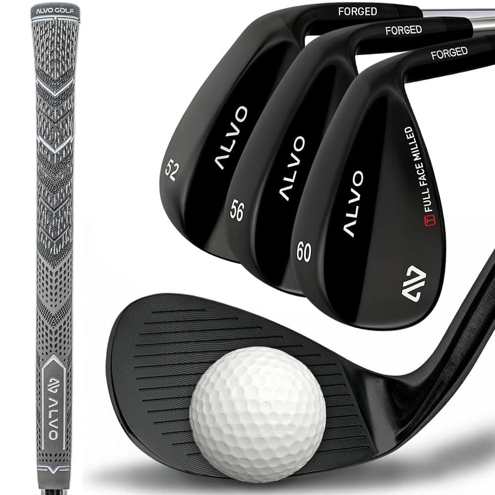 ALVO GOLF - 프리미엄 풀페이스 골프 웨지 세트 및 싱글 52/56/60/70도