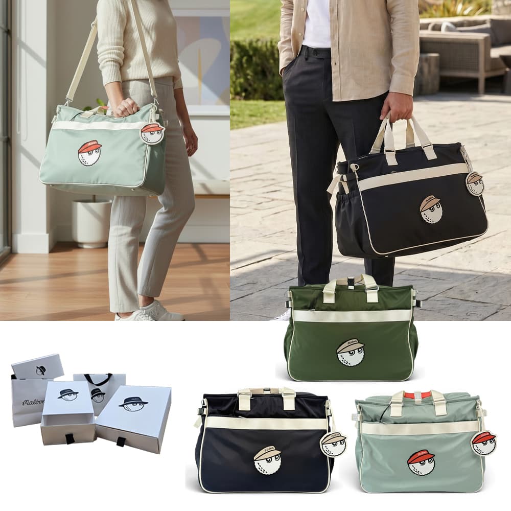 [백화점판] 말본 보스턴백 라이트 경량 라운딩 여행 남성 여성 가방 선물포장
