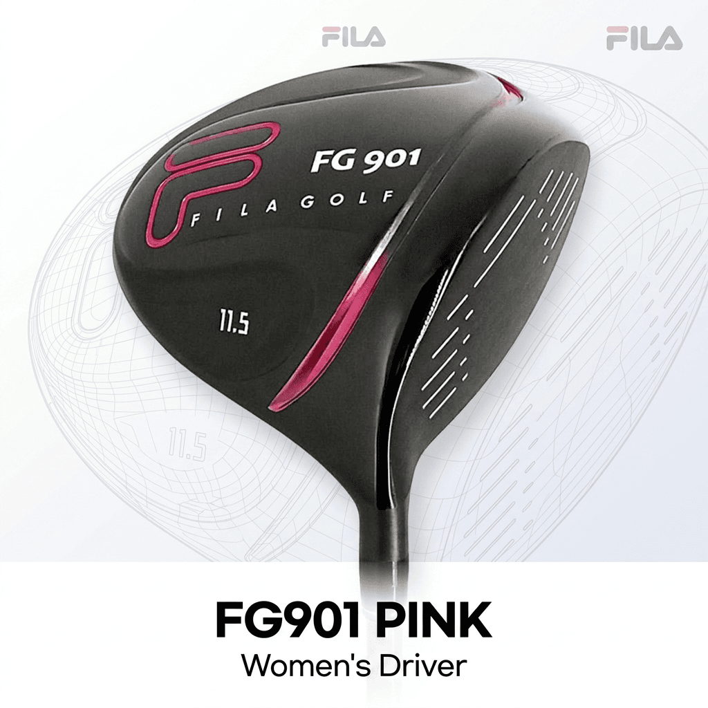 휠라골프 FG901 레이디스 드라이버 핑크 11.5도 가볍고 예쁜 여성골프채