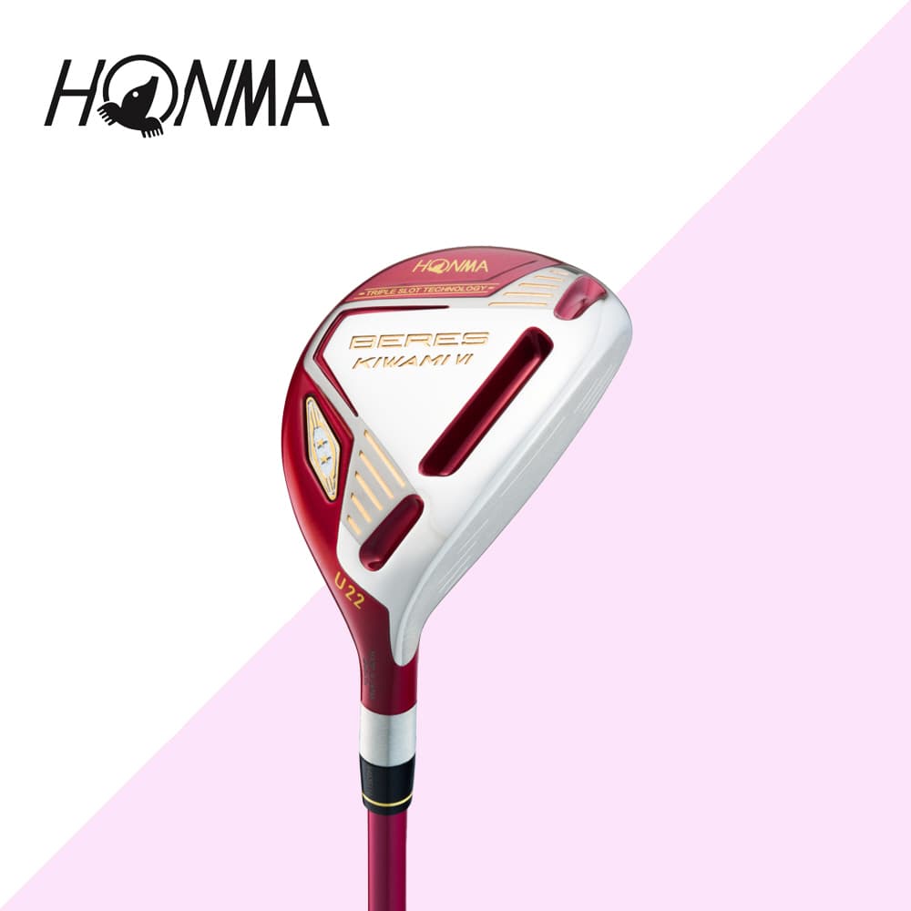 혼마 유틸리티 키와미6 2스타 루비레드 여성용 ARMAQ KIWAMI 코오롱