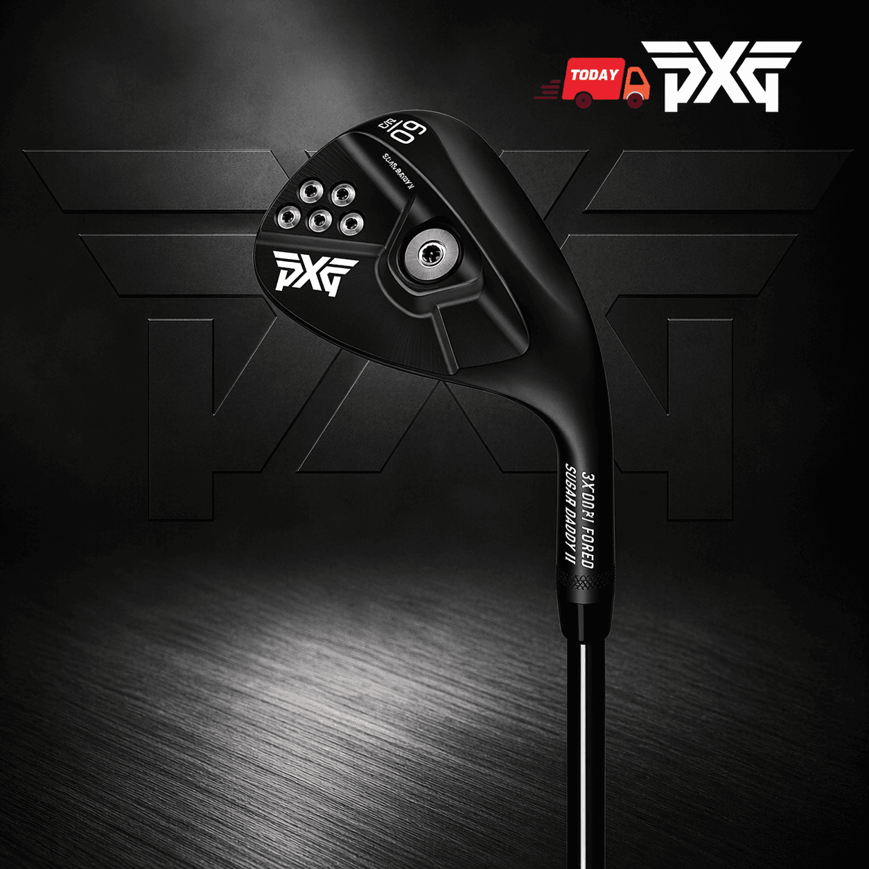 PXG 웨지 슈가대디2 Sugar Daddy II CNC 밀드 풀페이스 블랙