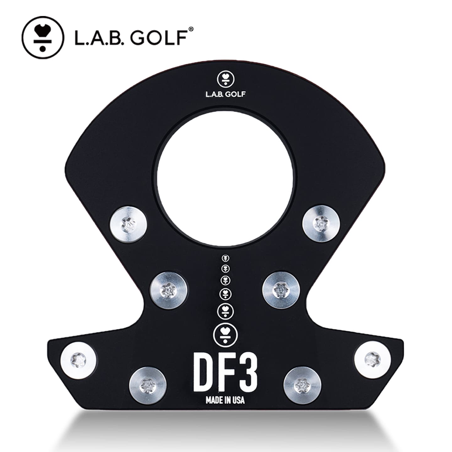 랩골프 LAB DF3 말렛 제로토크 골프 퍼터 블랙