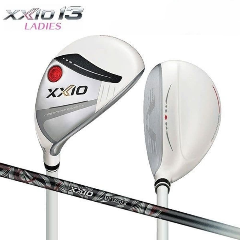 던롭 젝시오 13 여성 유틸리티 4번 5번 XXIO MP1300LK 카본 샤프트 펄 화이트